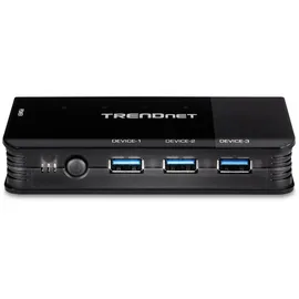 TRENDNET TK-U404 4-Port Sharing Switch 4 PC/1 User USB 3.1