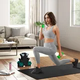 SPORTNOW Hanteln 6 Kurzhanteln mit Hantelständer 2x1kg, 2x3kg, 2x5kg für Fitness