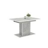 Esstisch ausziehbar  Mark , grau , Maße (cm): B: 80 H: 76