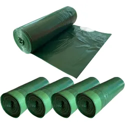 Wellhome – Packung mit 100 30-l-Müllbeuteln mit Selbstverschluss und Tropfschutz, hergestellt aus recycelten Materialien der Marke