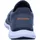 SKECHERS Flex Advantage 4.0 Tuscan Sneaker, Charcoal Mesh Pu Orange Trim, 45 EU