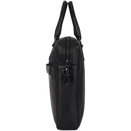 Mustang Dokumententasche Valencia, Men Businesstasche, Reisetasche mit auffälliger Logoprägung schwarz