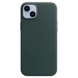 Apple Original iPhone 14 Plus Leder Case mit MagSafe Waldgrün