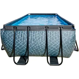 EXIT TOYS Stone Pool 540 x 250 x 122cm inkl. Filterpumpe