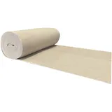 Nadelfilz aus 100 % Schafschurwolle 500g/m2, 1,00 m breit 20,00 m lang, ca. 5 mm dick, 20,00 m2, (EUR 7,25/m2), Naturfaser, 100 % biologisch abbaubar, waschbar, Öko-Tex Standard 100, Produktklasse 1