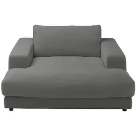 KAWOLA Relaxsessel MADELINE Cord 80 x 70 x 100 cm Grau