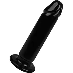 Naturnaher Analdildo, 21,5 cm, schwarz