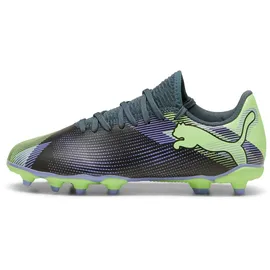Puma Future 7 Play Kinder Gray Skies-Elektro Purple-Fizzy Apple-Puma White 38,5