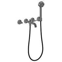 Hansgrohe AXOR One 3-Loch Wannenarmatur Unterputz, für Wandmontage mit