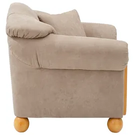 Home Affaire Sessel Milano Federkern 103 x 83 x 81 cm Beige mit Zierkissen