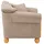 Home Affaire Sessel Milano Federkern 103 x 83 x 81 cm Beige mit Zierkissen