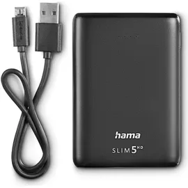 Hama Power Pack Slim 5HD schwarz