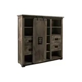 Massivmoebel24 Highboard 142 x 147 x 45 cm Grau