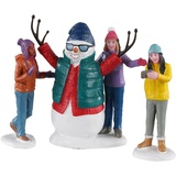 Lemax - Snowman Selfie 02940 Figur Weihnachtsdorf Winterdorf