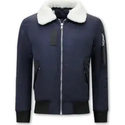 Y Chromosome  Blazer Pilot Bomberjacke  in Blau, EU M