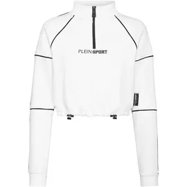 Plein Sport Yoga Sweatjacke Herren Weiß/Schwarz XL