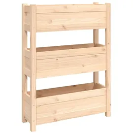 vidaXL Pflanzkübel 77 x 25 x 104,5 cm Braun