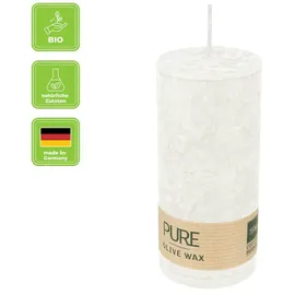Richard Wenzel PURE Olivenwachs Kerze 130 x 60 mm grün