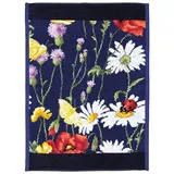 Feiler Handtücher Daisy Field Gästetuch 37x50 cm | schwarzblau - blau
