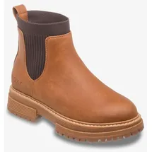 Roxy Chelseaboots ROXY "JEYNA", Damen, Gr. 36, braun, chocolate, Synthetik, Schuhe Chelseaboots, Ankleboots, Schlupfboots, Stiefelette, wasserabweisend
