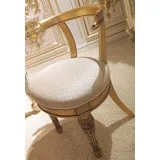 JVmoebel Stuhl Esszimmer Lehnstuhl Barock neu Polsterstuhl Luxus Sessel Stuhl Stühle, Made in Europa braun