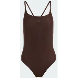 adidas Badeanzug Iconisea Ribbed Padded Braun 46