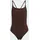 adidas Badeanzug Iconisea Ribbed Padded Braun 46