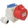 Solartronics Schuko-Steckdose IP44 5 polig Grau