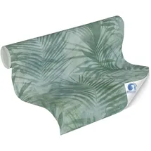 Livingwalls Vliestapete DESIGNDROP 10 m x 0,53 m 300 g Blau/Grün 784521