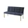 Woodford Polsterbank Dakota Blau 150 x 89 x 64,0 cm