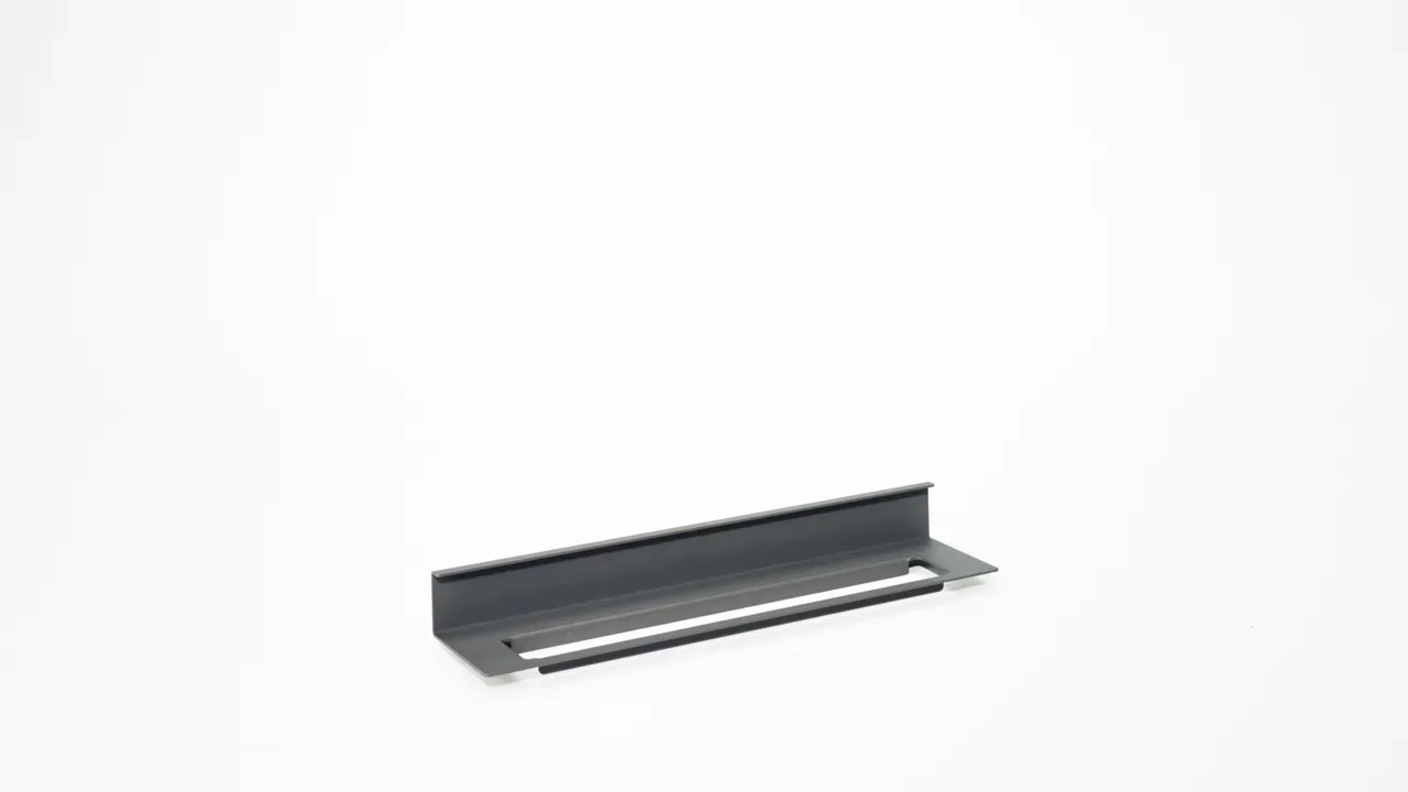 Naber 8045023 Linero MosaiQ Tuchleiste 2 Relingsystem, graphitschwarz Linero ...