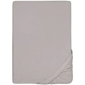 biberna 0012344 Frottee-Stretch 140 x 200 - 160 x 200 cm sturmgrau