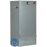Ita Räucherofen 7005 - Premium Räucherschrank aus Edelstahl mit 3 Etagen 81 cm - Qualität Made In EU - Direkt vom Hersteller - Silber