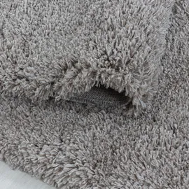 Ayyildiz Fluffy 3500 Hochflorteppich Ø 80 cm beige