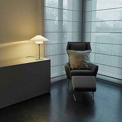 Tecnolumen Wagenfeld WG 27 Tischleuchte, Body transparent/Fuß Glas