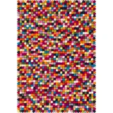 myfelt Lotte Filzkugelteppich eckig