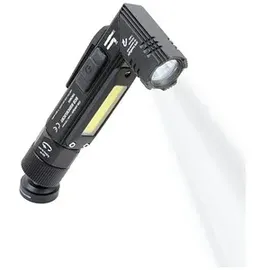 Troika ECO KNICKLICHT Schwarz Hand-Taschenlampe + Stirnband-Taschenlampe COB LED