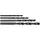 Donau Elektronik 1720 HSS Metall-Spiralbohrer-Set 4teilig 0,4 mm/0,6 mm/0,8 mm/1 mm
