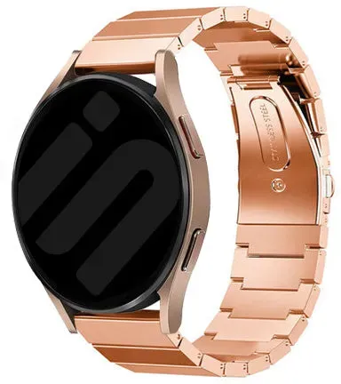 Strap-it ICE Smart 2.0 Rectangular 1.96 Armband Stahl 'Premium' für ICE Smart 2.0 Rectangular 1.96 - Roségold - Butterfly-Verschluss