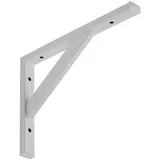 SO-TECH® Wandregalhalter Schwerlastkonsole Schwerlastwinkel Regalwinkel Wandkonsole, 1-tlg., Stahl, Tragkraft 75 kg / Paar, 295 x 215 mm weiß weiß 3 cm x 21.5 cm x 29.5 cm
