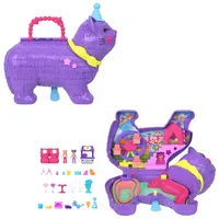 Mattel Polly Pocket Mikropuppen & Spielset mit 23 Überraschungs-Zubehörteilen,