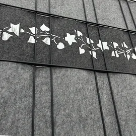 zaun|zu® Sichtschutzstreifen 255 x 15 cm Hellgrau Vlies