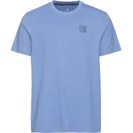 delmao Rundhalsshirt Kurzarm, Regular Fit, basic, aus 100% Baumwolle blau XXXL (64/66)