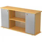 bümö Sideboard, Buche, Silber, Holzwerkstoff, Buche, 3 Fächer, 166.1x84x44.8 cm, FSC Mix, Wohnzimmer, Kommoden & Sideboards, Sideboards