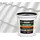 Isolbau Dachfarbe Weiss 25 kg Fassadenfarbe Dachbeschichtung RAL Farbe - Weiß