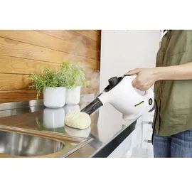 Kärcher SC 1 Dampfreiniger Weiss, Schwarz