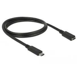 DeLock USB-C auf USB-C 1,0 m Schwarz