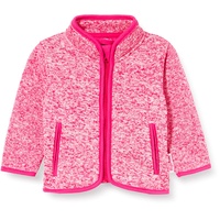 Playshoes Unisex Kinder Fleece-Jacke Outdoor-Oberteil, pink Strickfleece, 86