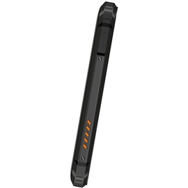 Oukitel WP23 (64 GB, Black, Orange, 6.52", Hybrid Dual SIM, 4G), Smartphone, Orange, Schwarz
