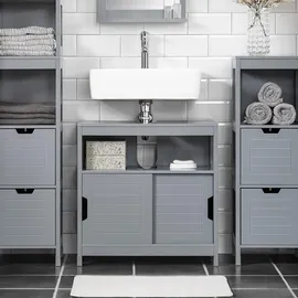 SoBuy Waschbeckenunterschrank 60 x 60 cm Grau